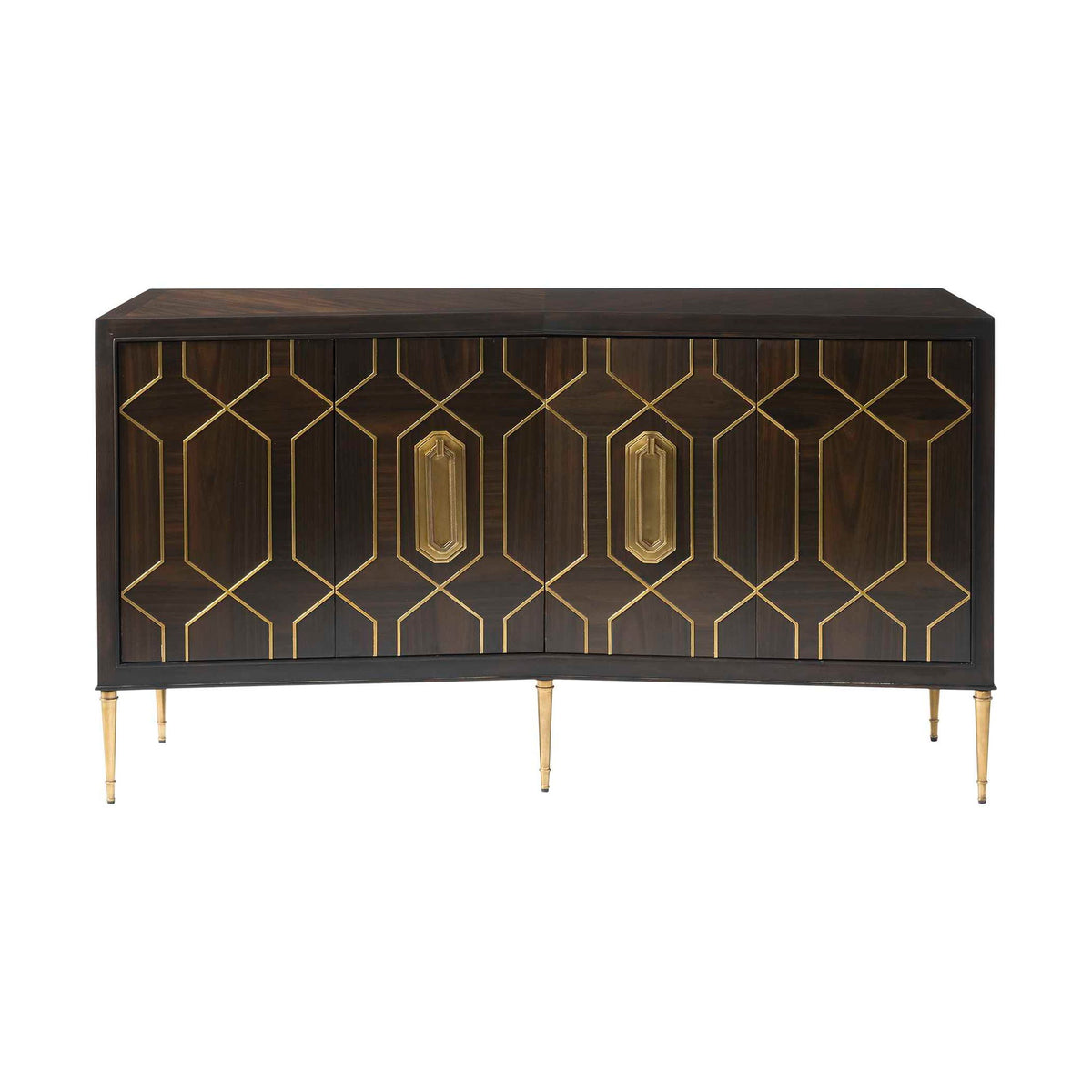 Put A Hex On You - Cabinet - Brown / Gold