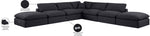 Comfy - 7 Piece Linen Modular Corner Sectional