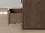 Athens - Open Nightstand - Dark Brown