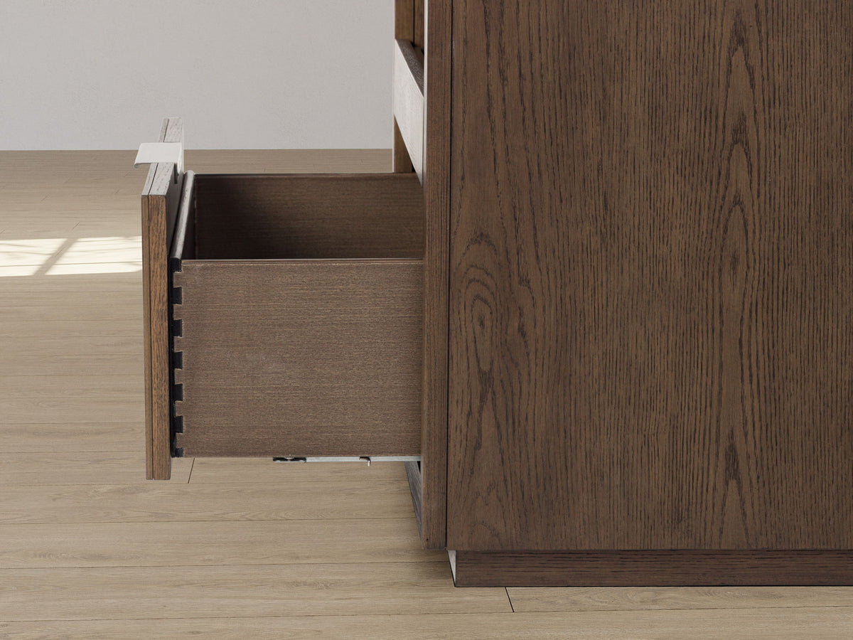 Athens - Open Nightstand - Dark Brown