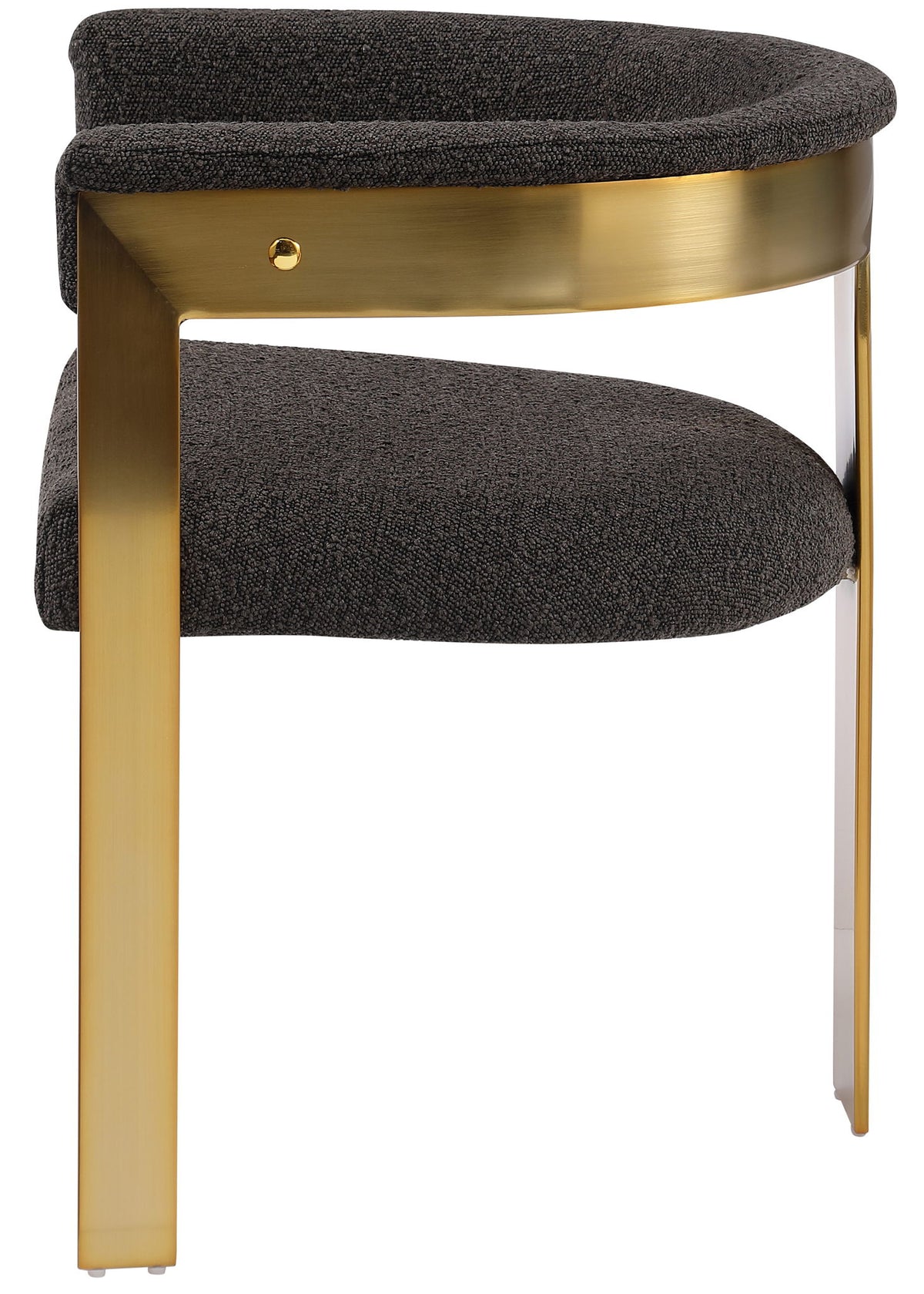 Romeo - Boucle Dining Chair With Gold Base (Set of 2)