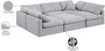 Indulge - Linen 6 Piece Modular Sectional