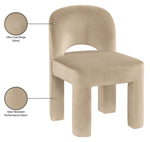 Celine - Velvet Performance Fabric Upholstered Dining Chair (Set of 2)