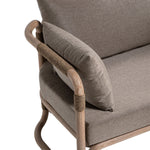 Baja - 79" Outdoor Sofa With Cushions - Brown Wire-Brushed Eucalyptus / Brown