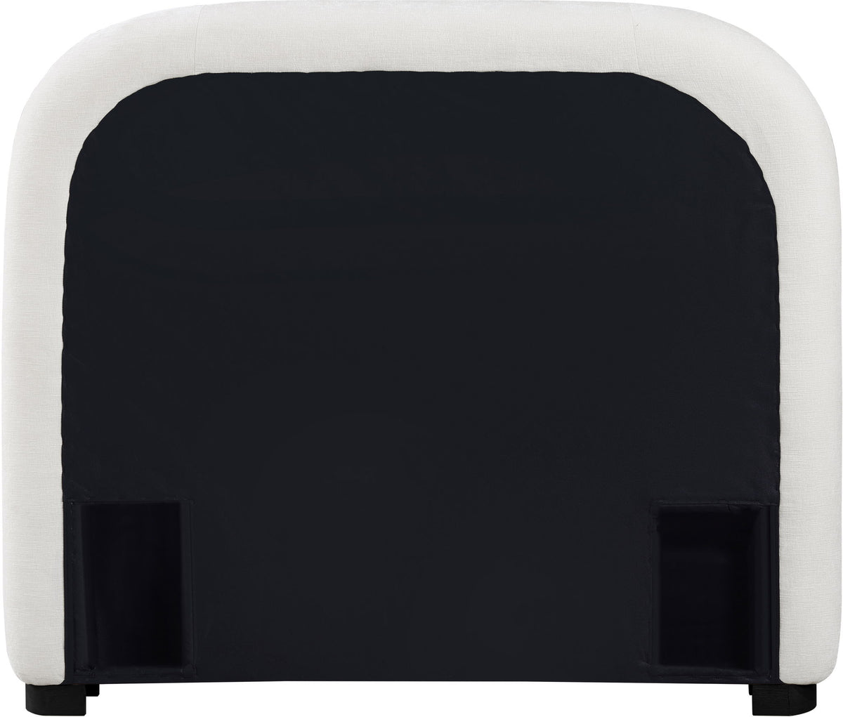 Vaughn - Chenille Bed With Black Base