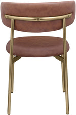 Lupita - Dining Chair With Brushed Gold Legs (Set of 2)