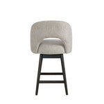 Adrian - 26" Counter Height Swivel Barstool - Morning Fog / Gray