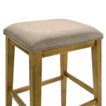 Jane - Contemporary Transitional Wood Bar Height Kitchen Bar Stool