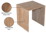 Pienza - Travertine Table