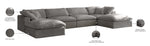 Cozy - 6 Piece Modular Double Chaise Sectional