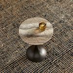 Brenton - Accent Table - Bronze / Brown