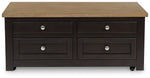 Drazmine - Lift Top Cocktail Table - Brown