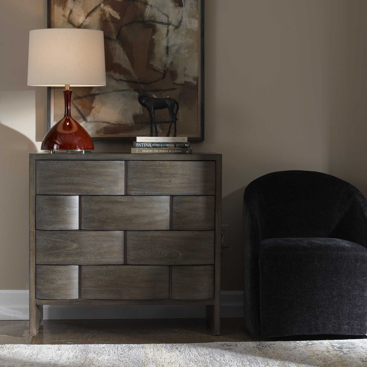 Lydon - 4 Drawer Chest - Brown