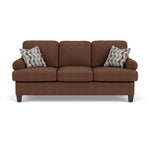 Moxy - Fabric Sofa, T-Shaped Seat Cushion, Curved Sock Arms