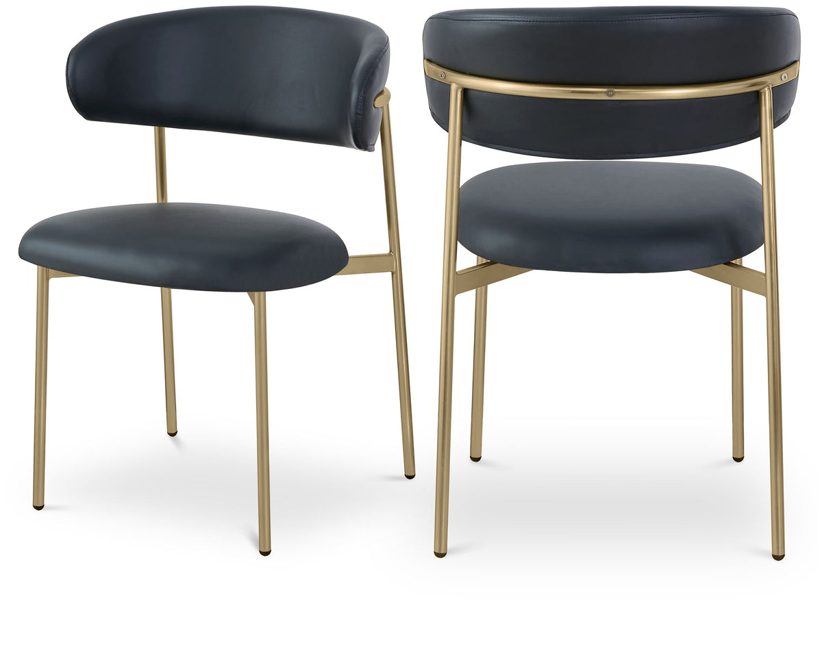 Lupita - Dining Chair With Brushed Gold Legs (Set of 2)