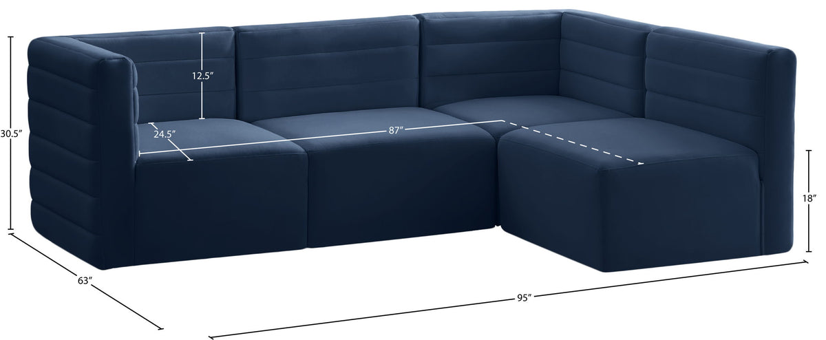 Quincy - 4 Piece Modular Sectional