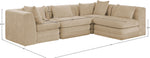 Stellar - 4 Piece Upholstered Modular Sectional