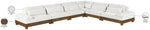 Turin - Chenille Fabric Upholstered Modular Sectional - Cream