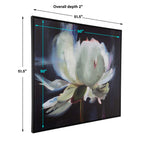 Peony - Framed Floral Art - Black