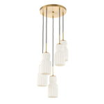 Vanier - 5 Light Cluster Pendant - Gold