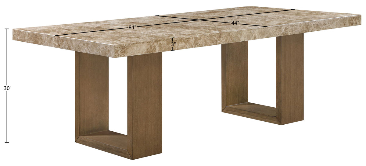Ananda - 84" Marble Dining Table