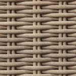 Seacrest - Olefin Water Resistant Fabric And Wicker 3 Piece Outdoor Patio Modular Sectional