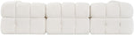 Orin - Fabric Velvet 4 Piece Modular Sectional