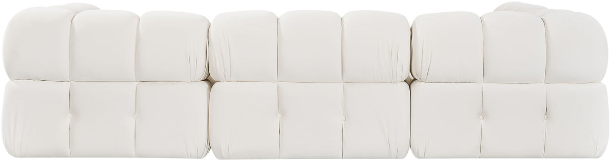 Orin - Fabric Velvet 4 Piece Modular Sectional