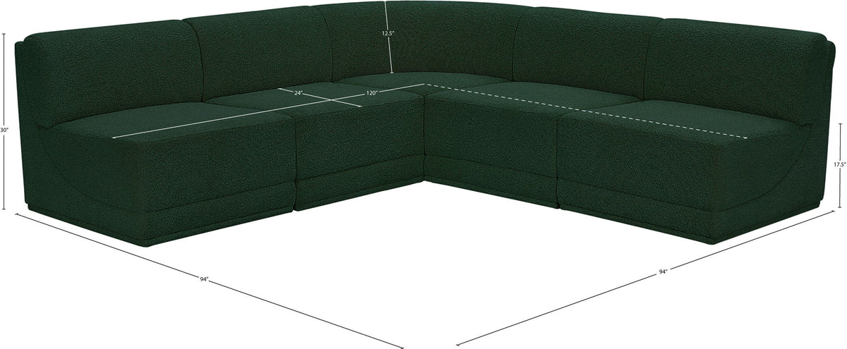 Ollie - 5 Piece Modular Sectional