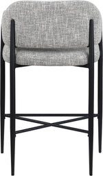Dame - Fabric Upholstered Counter Stool (Set of 2)
