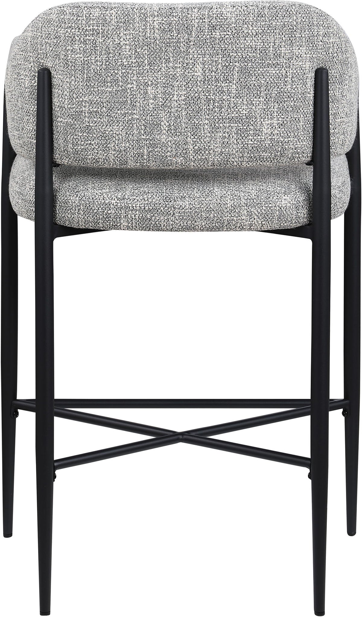 Dame - Fabric Upholstered Counter Stool (Set of 2)