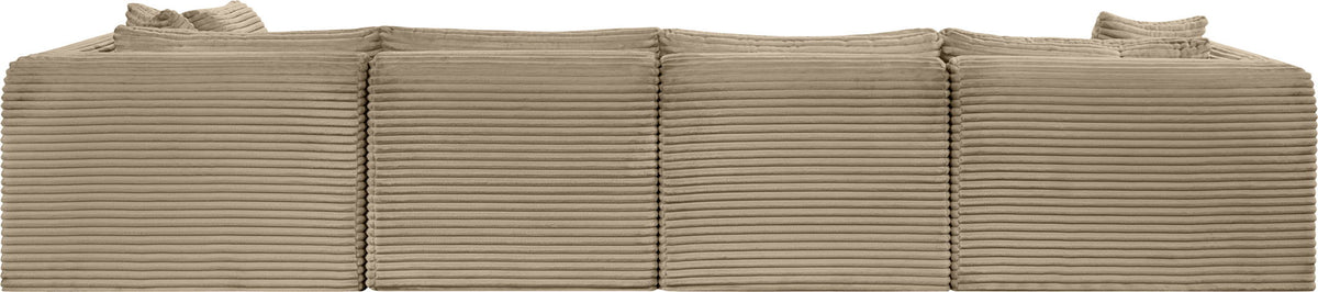 Shaggy - Fabric 6 Piece Modular U-Shaped Sectional