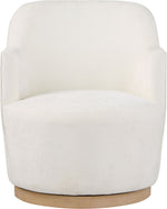 Clarita - Chenille Swivel Accent Chair