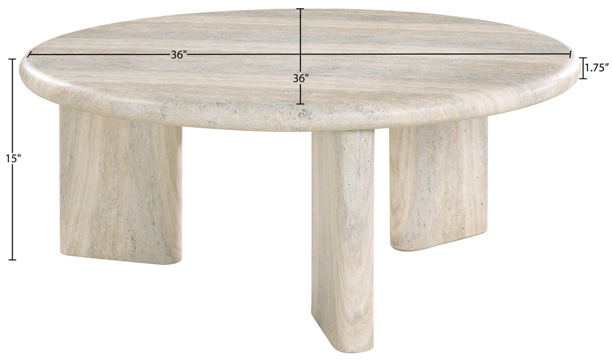Avaya - Concrete And Fiberglass Indoor / Outdoor Coffee Table