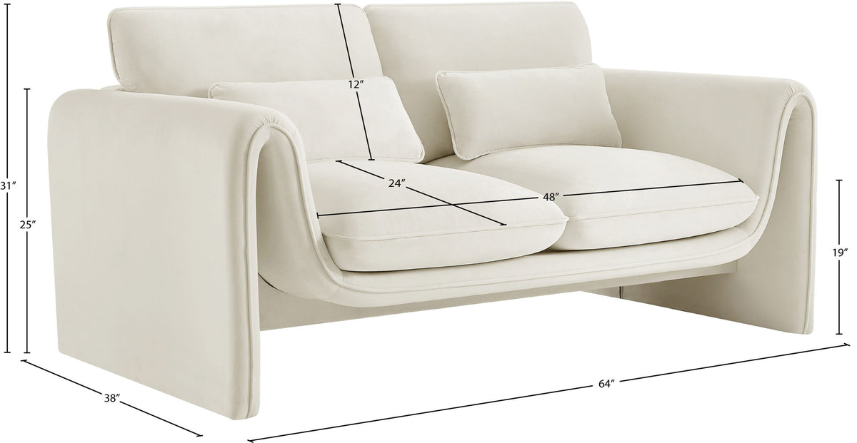 Sloan - Velvet Loveseat