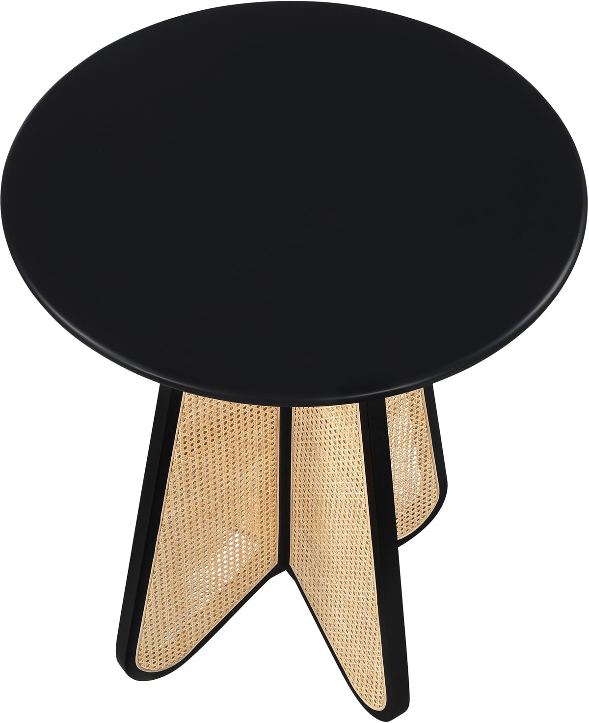 Butterfly - Solid Wood And Natural Cane Table
