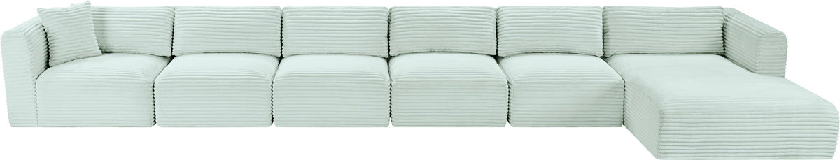 Shaggy - 6 Piece Modular Sectional With Chaise