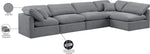 Indulge - Velvet 5 Piece Modular Sectional