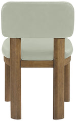 Paloma - Vegan Leather Upholstered Dining Chair (Set of 2) - Brown Frame