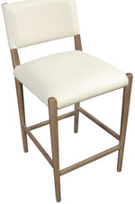 Andie - Upholstered Counter Stool - Brown Base