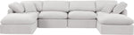 Indulge - Velvet 6 Piece Modular Double Chaise Sectional