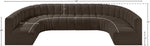 Arc - Boucle Fabric 8 Piece Modular Sofa