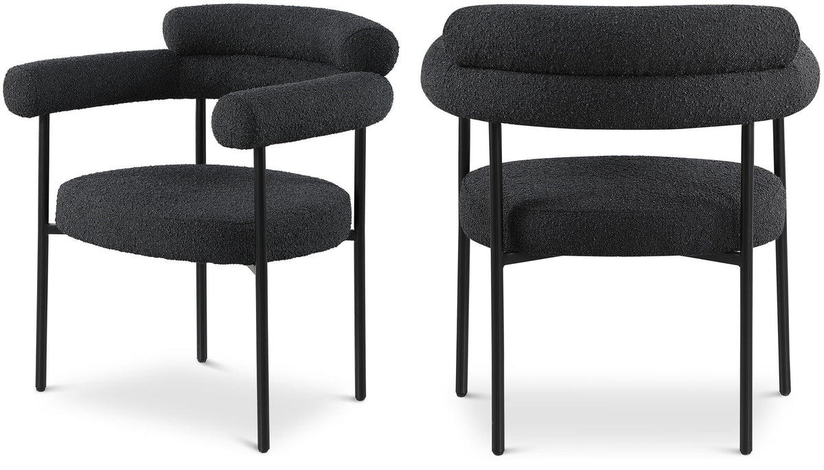 Blake - Dining Chair With Black Legs (Set of 2)