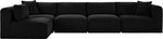 Shaggy - 5 Piece Modular Sectional