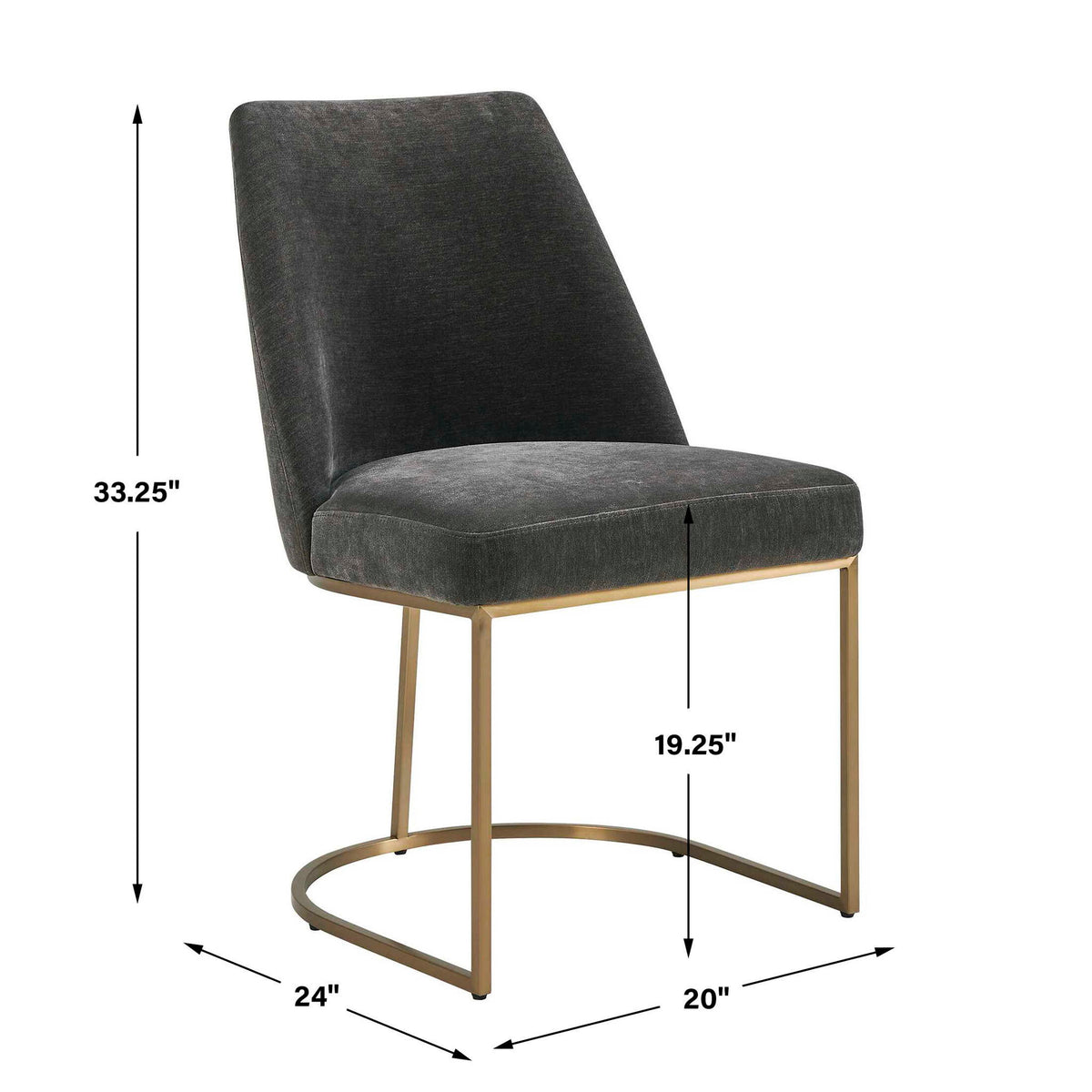 Hanni - Upholstered Dining Chair - Gray