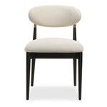 Moxie - Armless Dining Chair (Set of 2) - Black / Off White