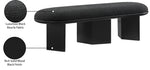 Wilshire - Bench With Black Base