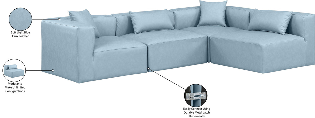 Cube - 4 Piece Modular Corner Sectional