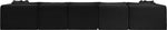 Shaggy - 7 Piece Modular U-Shaped Armless Sectional