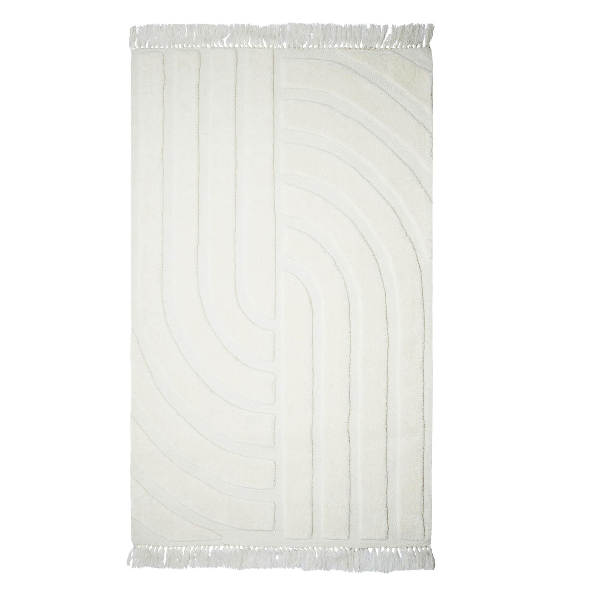 Loop - 5' x 8' Area Rug - White
